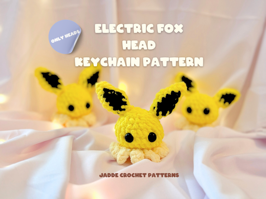 Electric Fox Head Crochet Pattern