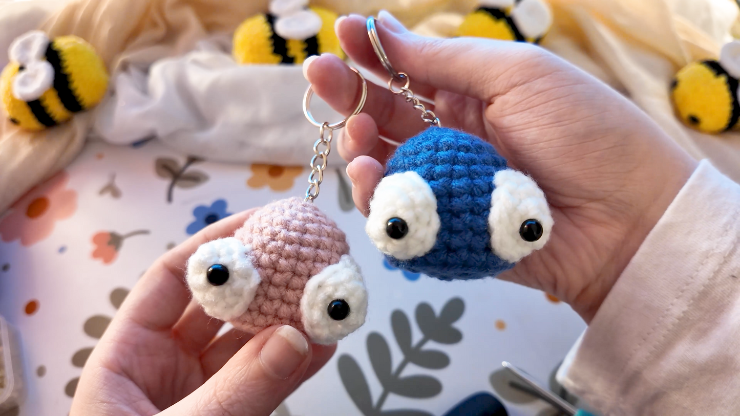 R.E.P.O. inspired Head Keychain | Only Heads